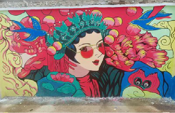 台江墙体彩绘-网红墙