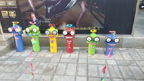 台江商业区彩绘