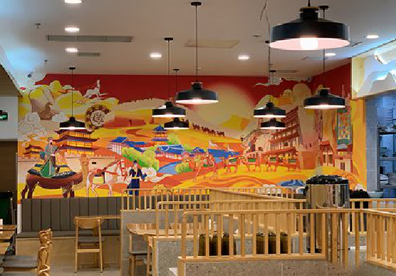 台江商业空间彩绘介绍。