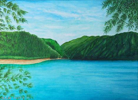 台江在墙绘中，如何绘画绿水青山？