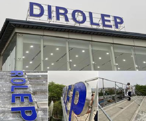 台江楼顶发光字安装的注意事项。